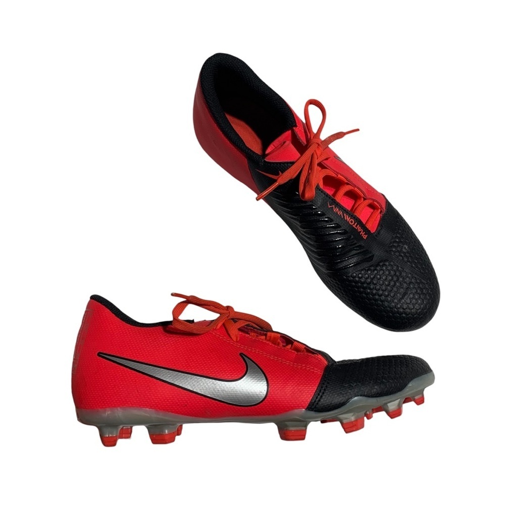 Nike Red and Black Athletic Soccer Shoes